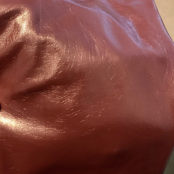 Spanx Ruby Faux Patent Leather Leggings, Womens Size Large - Picture 12 of 12